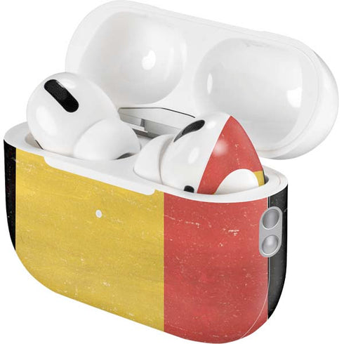 Belgium Flag Distressed AirPods Pro 2nd Gen Skin